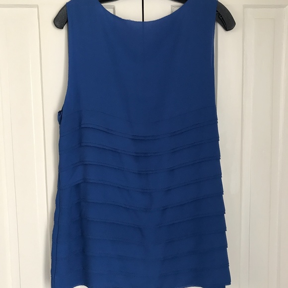 TORY BURCH SLEEVELESS SILK LAYERED TOP, NWOT - Picture 2 of 7